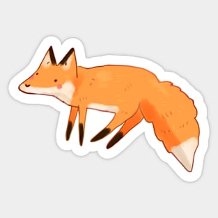 Cute fox illustration Sticker